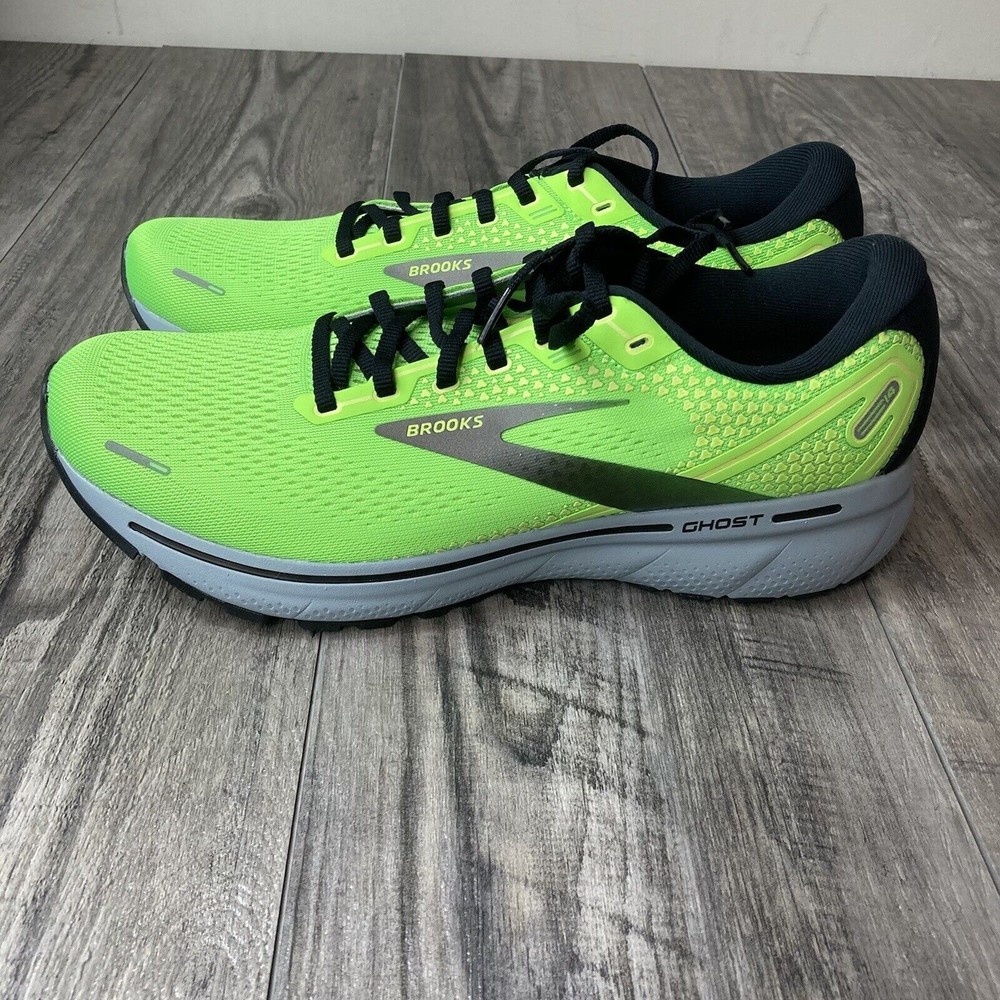 Brooks Ghost 14 Men’s Size 11.5 Running Shoes ‘Green Gecko/Black’ 1103691D310